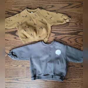 Zara baby boy sweatshirts